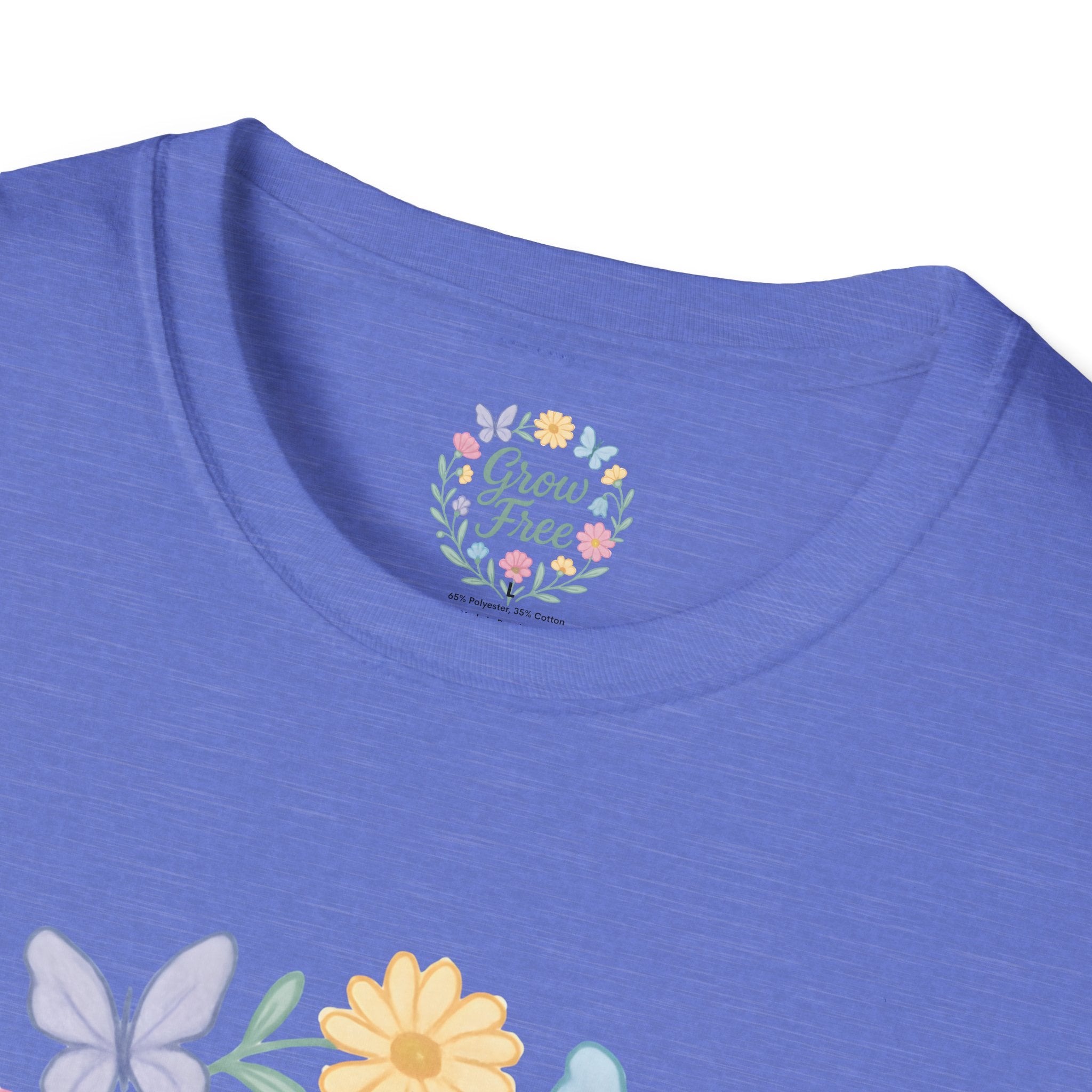 Grow Free Floral Wreath T-Shirt