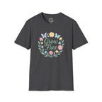 Grow Free Floral Wreath T-Shirt