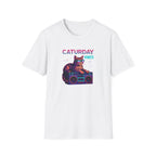 Neon cat boombox vibes T-Shirt
