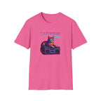 Neon cat boombox vibes T-Shirt