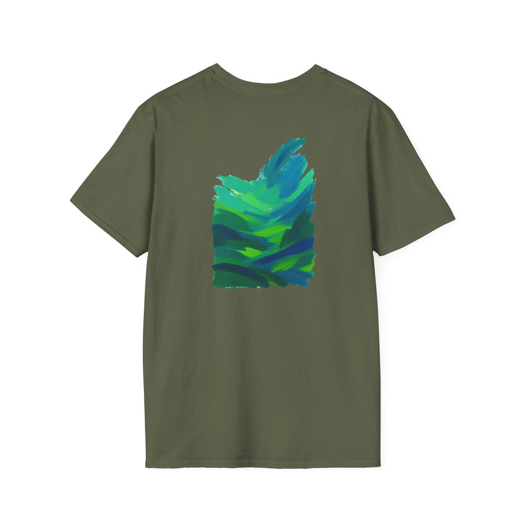 Abstract Green Landscape T-Shirt