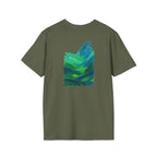 Abstract Green Landscape T-Shirt