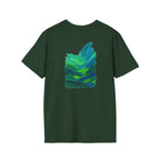 Abstract Green Landscape T-Shirt