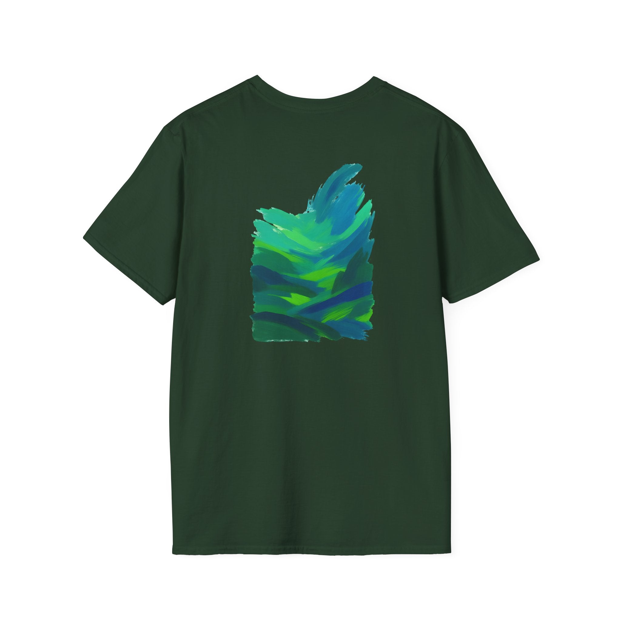 Abstract Green Landscape T-Shirt
