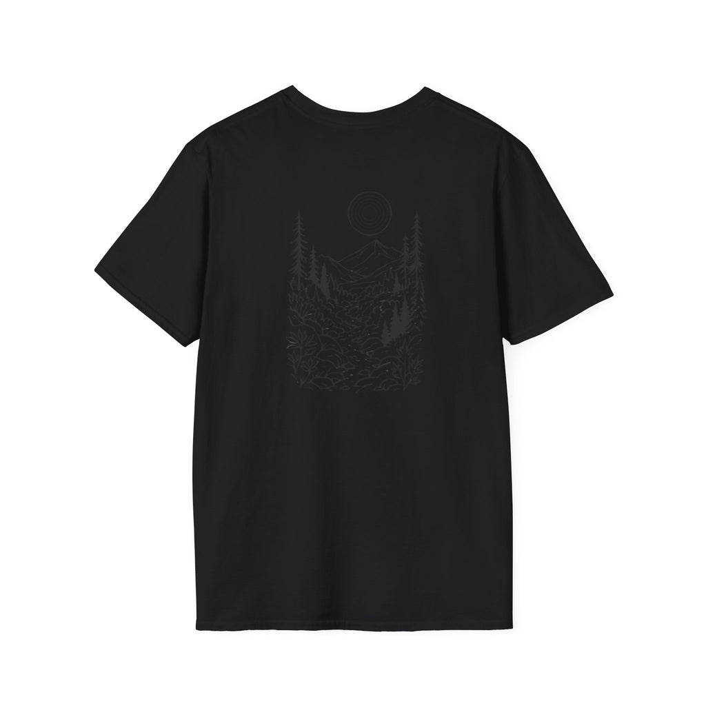 Moonlit Mountain Landscape T-Shirt