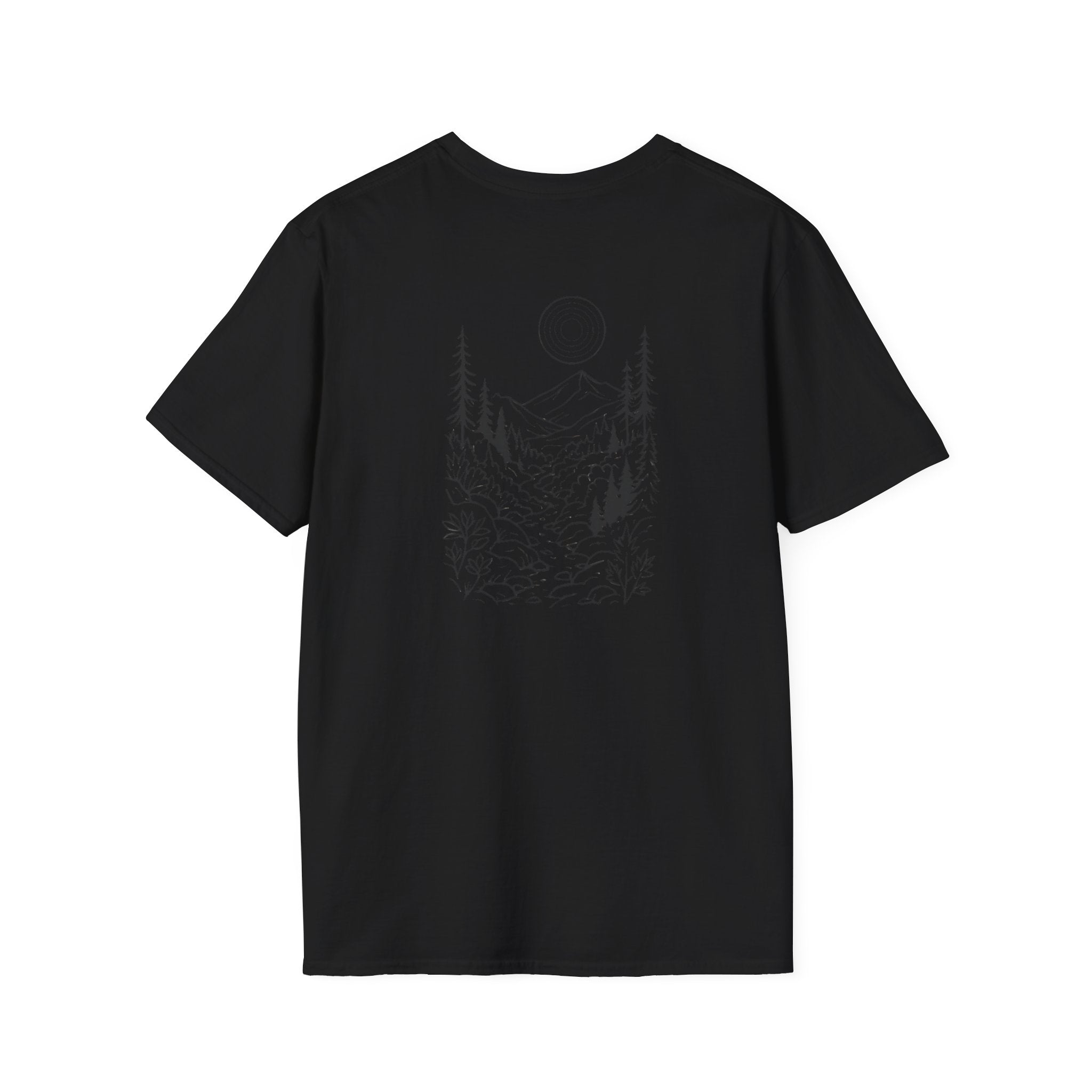 Moonlit Mountain Landscape T-Shirt