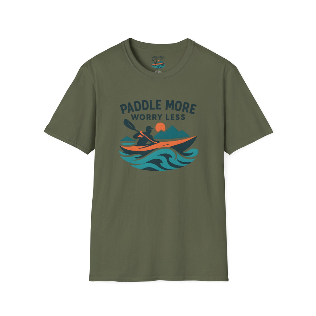 Paddle More Worry Less T-Shirt