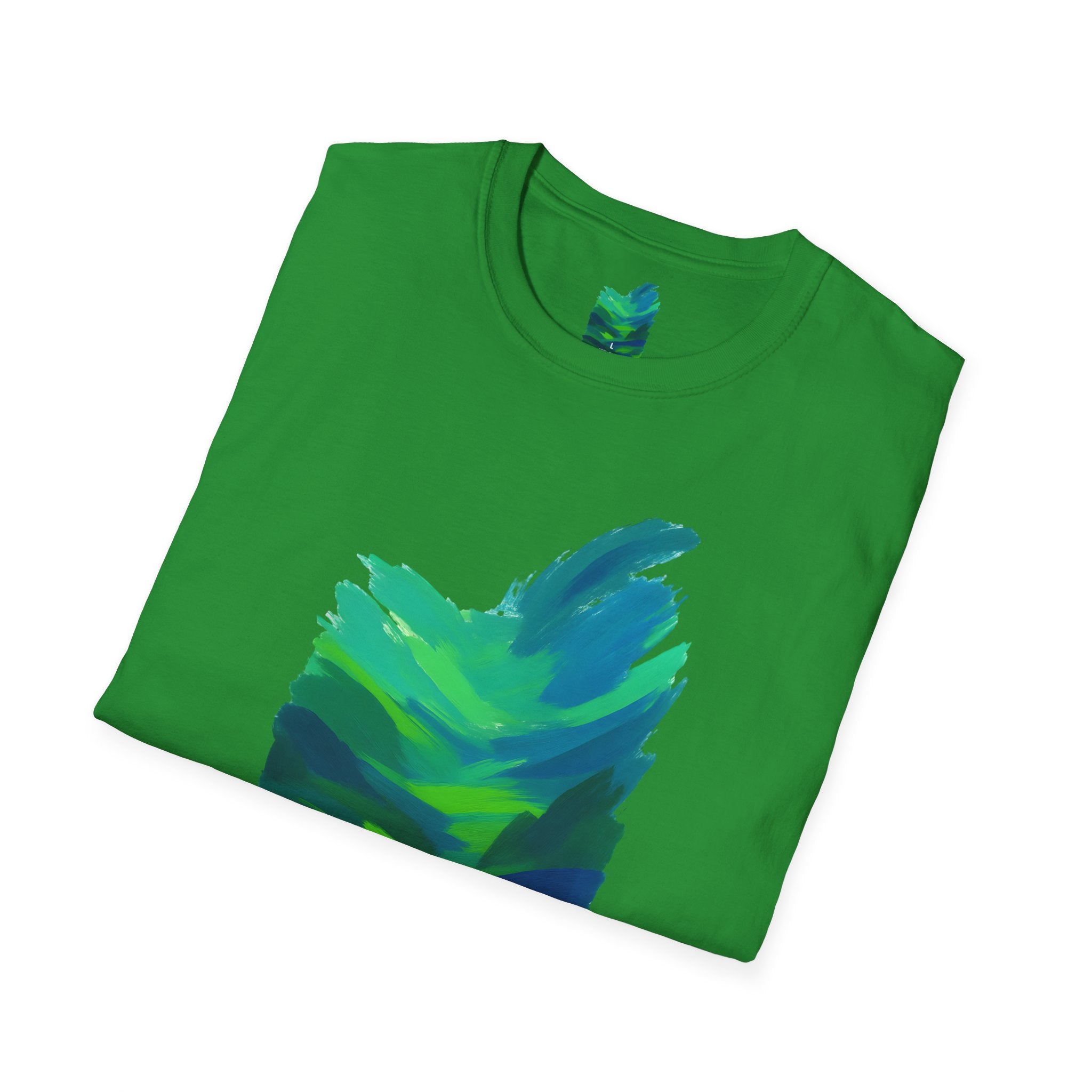 Abstract Green Landscape T-Shirt