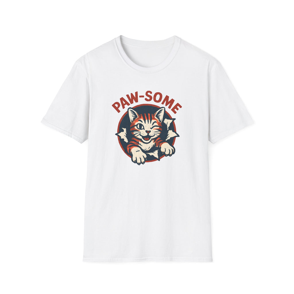 Pawsome Cat Logo T-Shirt