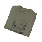 Moonlit Mountain Landscape T-Shirt