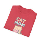 Cat Mom with Heart T-Shirt