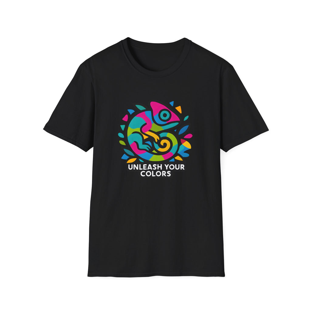 Colorful Chameleon Logo T-Shirt