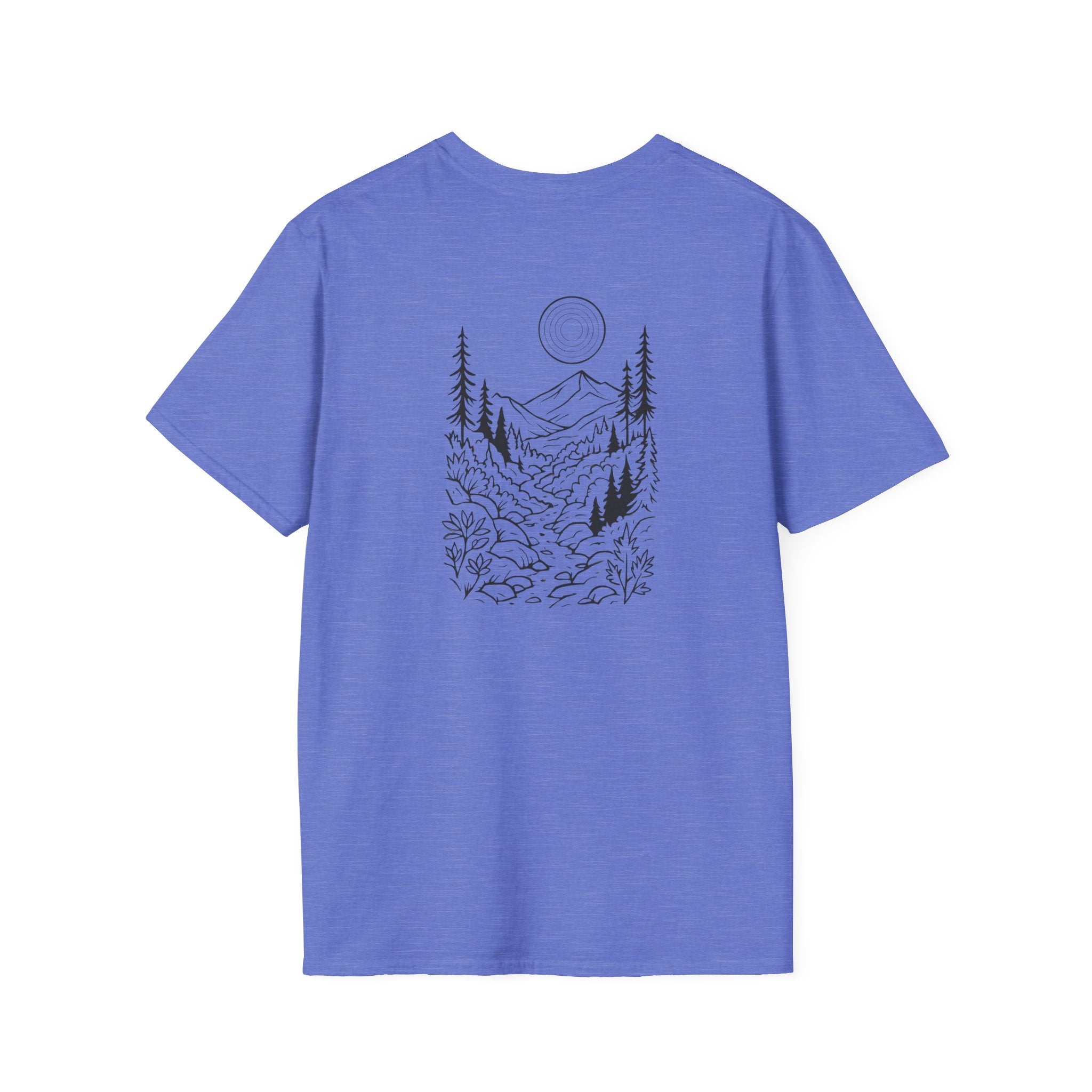 Moonlit Mountain Landscape T-Shirt