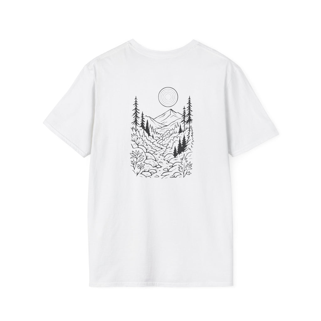Moonlit Mountain Landscape T-Shirt