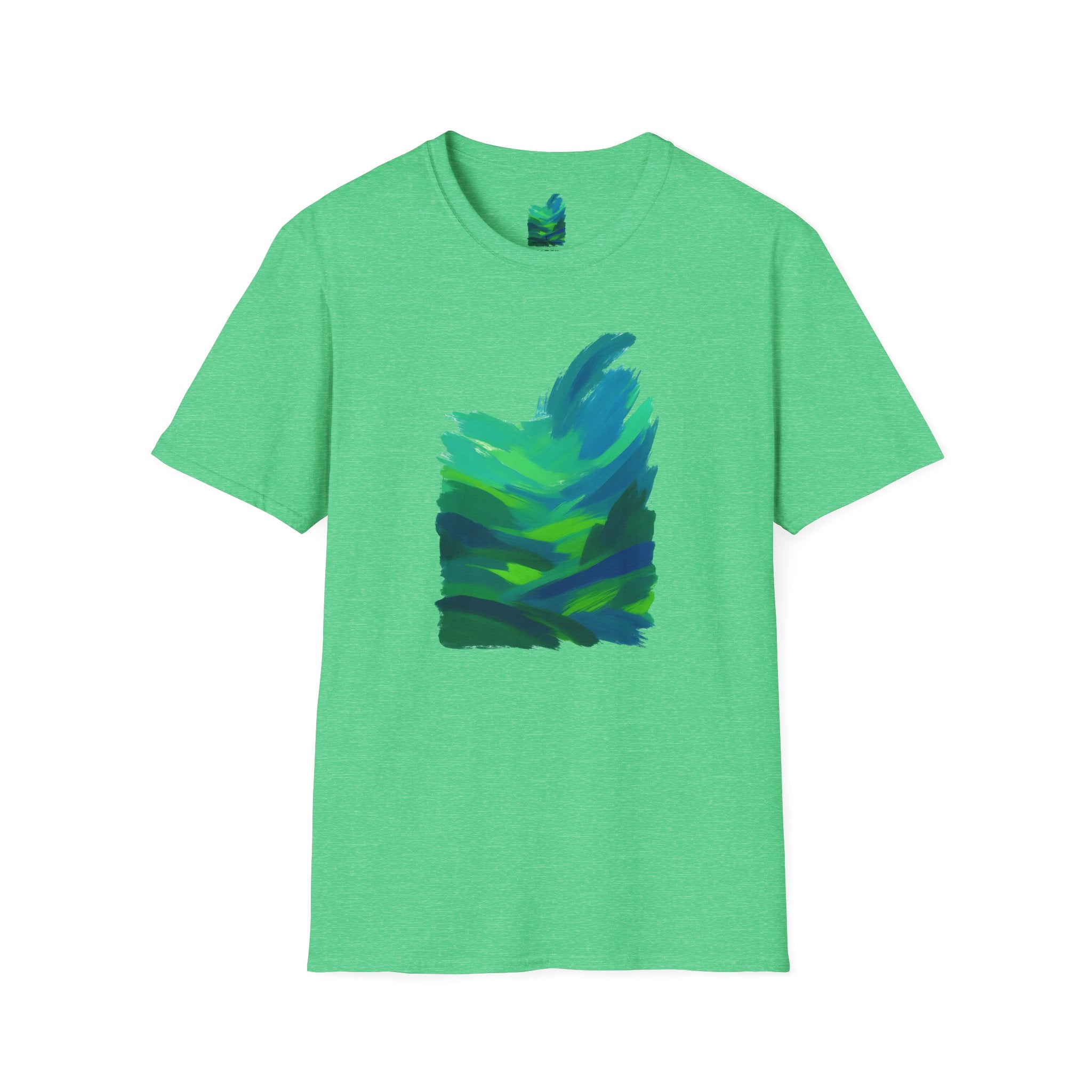 Abstract Green Landscape T-Shirt