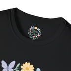 Grow Free Floral Wreath T-Shirt
