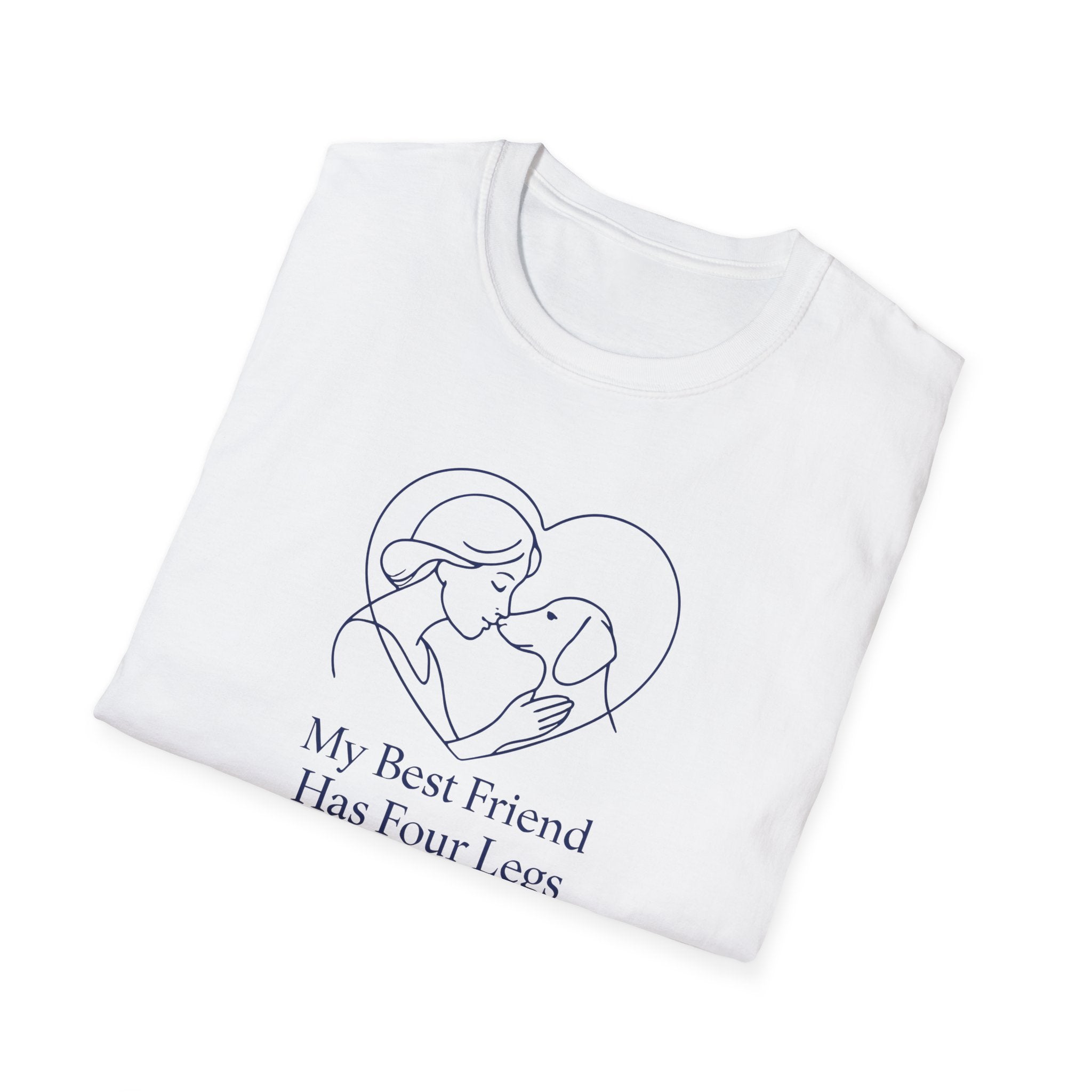 Dog and Woman Heart T-Shirt