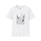 Moonlit Mountain Landscape T-Shirt