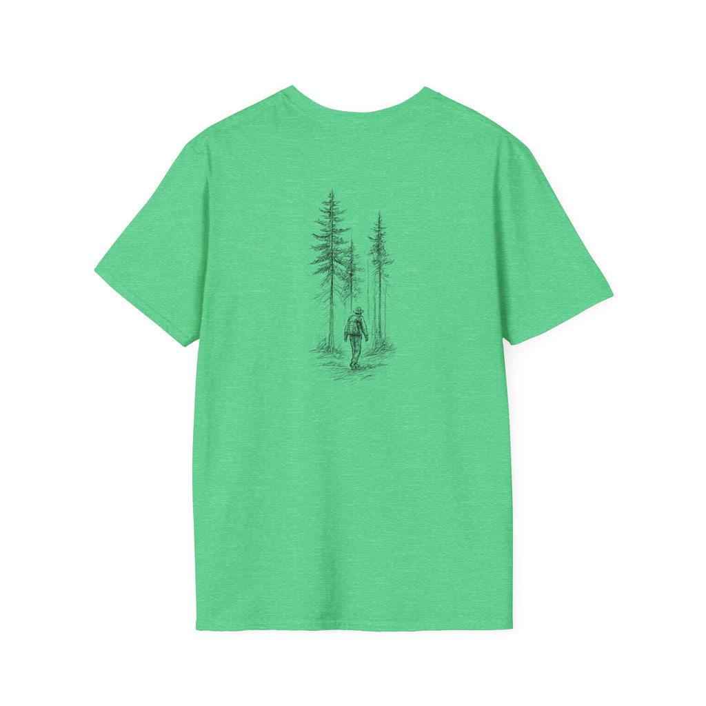 Hiker in Dark Forest T-Shirt