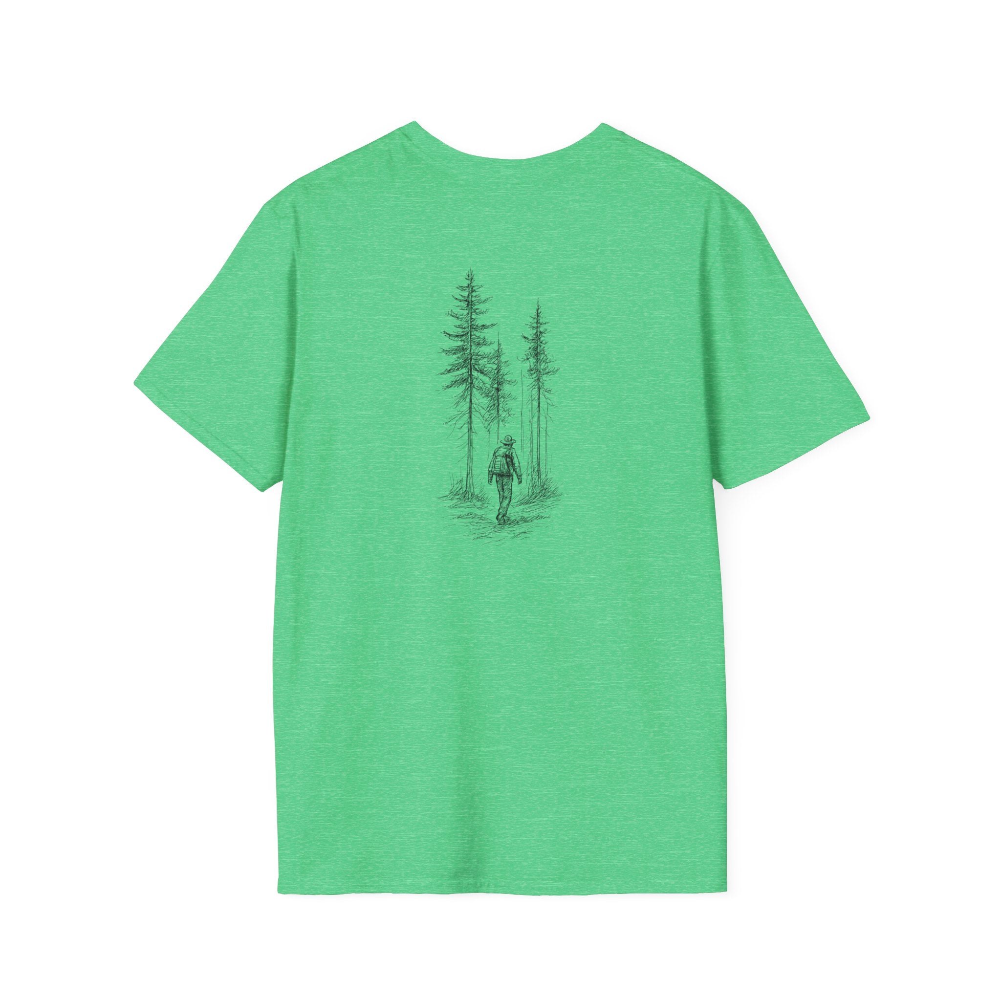 Hiker in Dark Forest T-Shirt