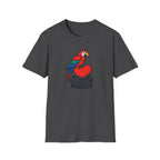 Parrot on Heart T-Shirt