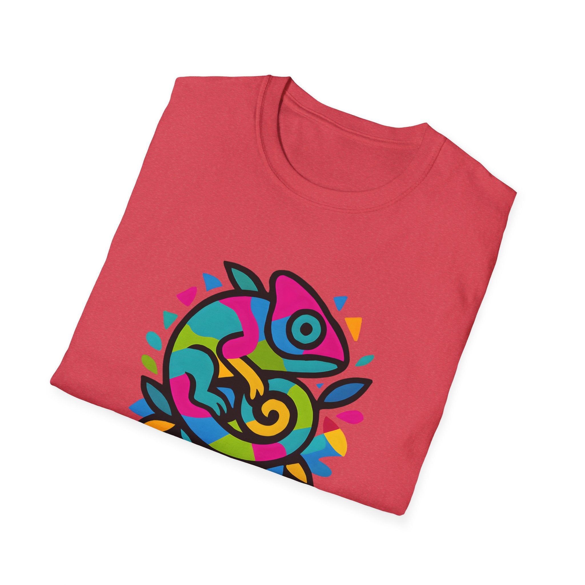 Colorful Chameleon Logo T-Shirt