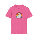 Rainbow striped rabbit T-Shirt