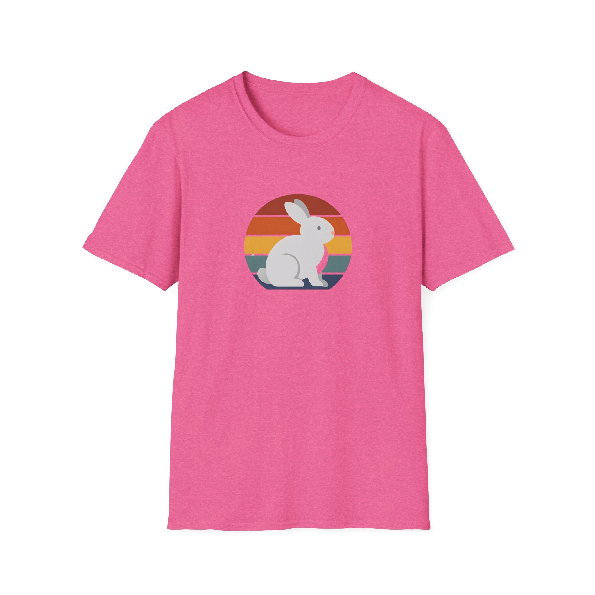 Rainbow striped rabbit T-Shirt