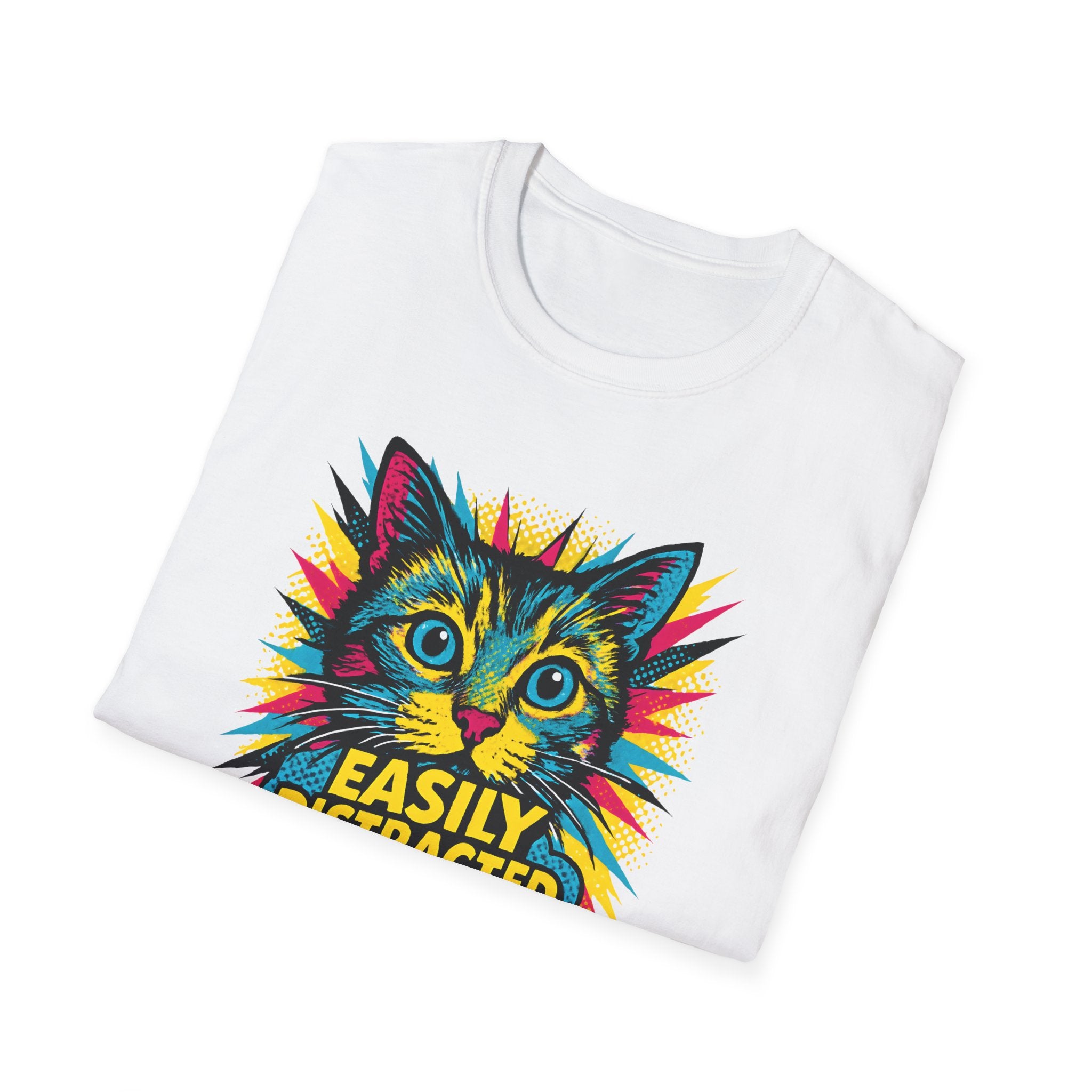 Easily Distracted by Cats T-Shirt
