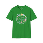 Grow Free Floral Wreath T-Shirt