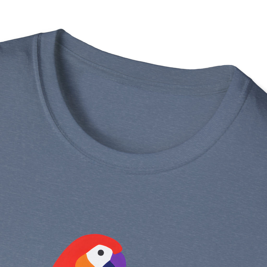 Colorful Parrot Illustration T-Shirt