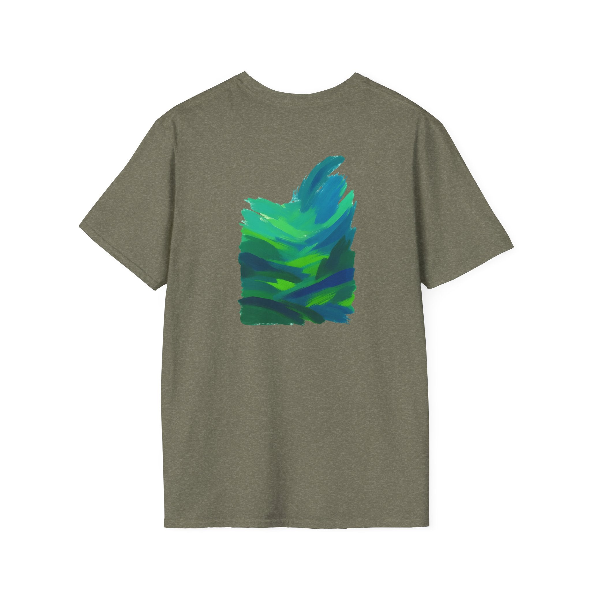 Abstract Green Landscape T-Shirt