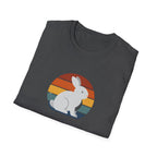Rainbow striped rabbit T-Shirt
