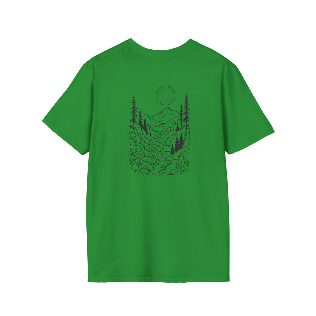 Moonlit Mountain Landscape T-Shirt