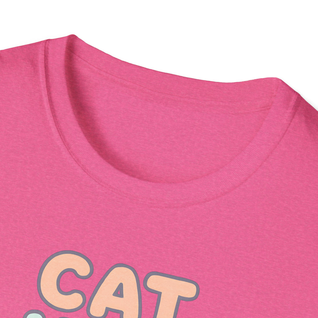Cat Mom with Heart T-Shirt