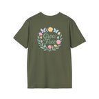 Grow Free Floral Wreath T-Shirt
