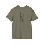 Hiker in Dark Forest T-Shirt