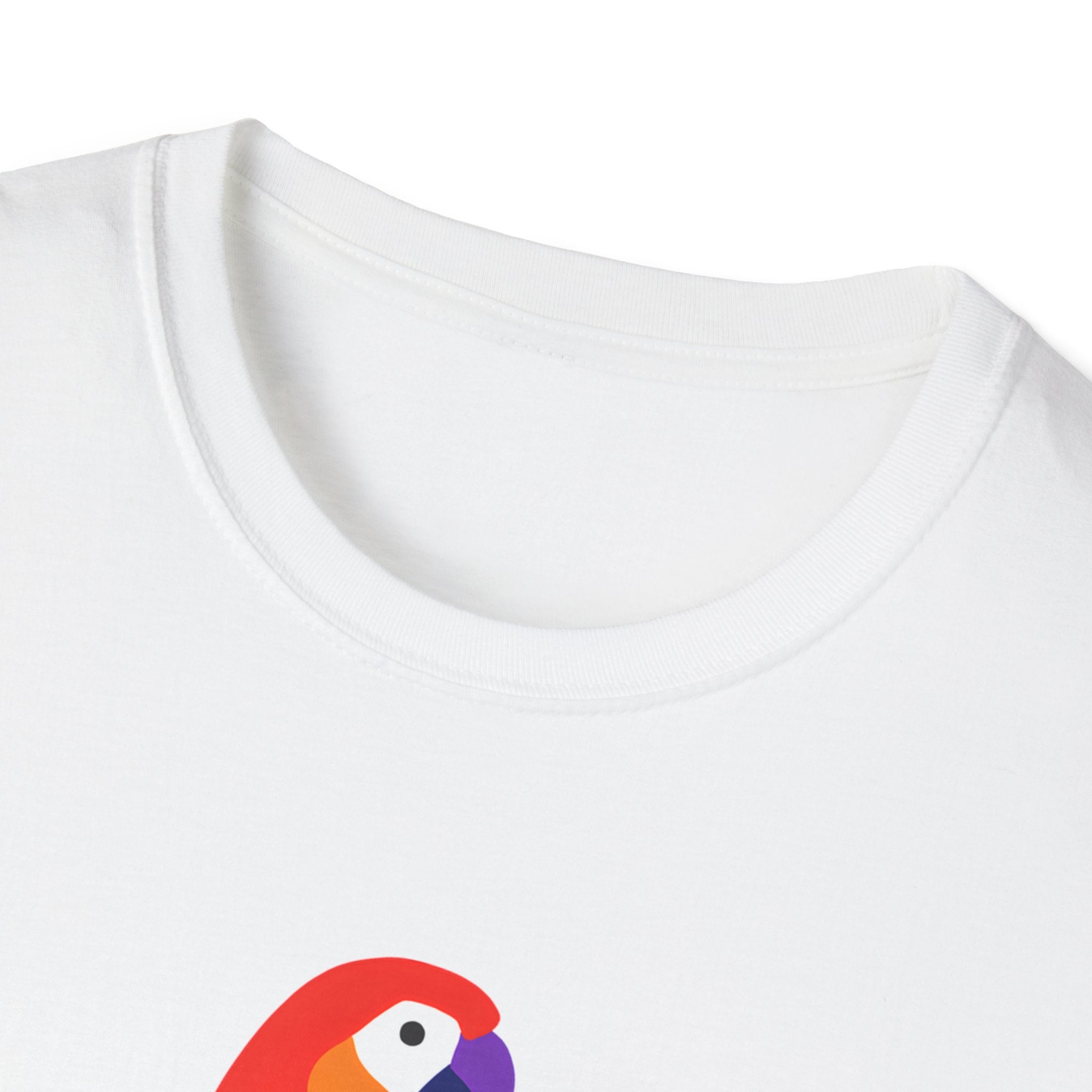 Colorful Parrot Illustration T-Shirt