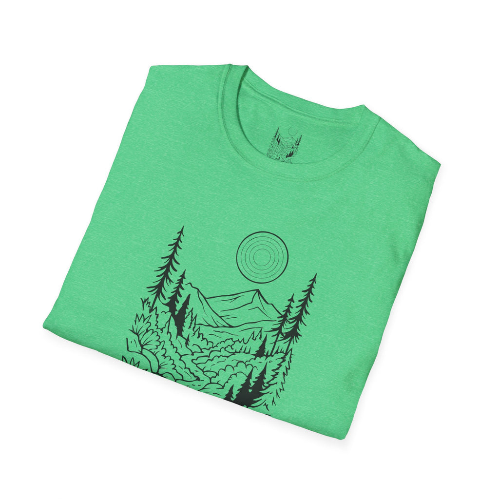 Moonlit Mountain Landscape T-Shirt