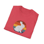 Rainbow striped rabbit T-Shirt