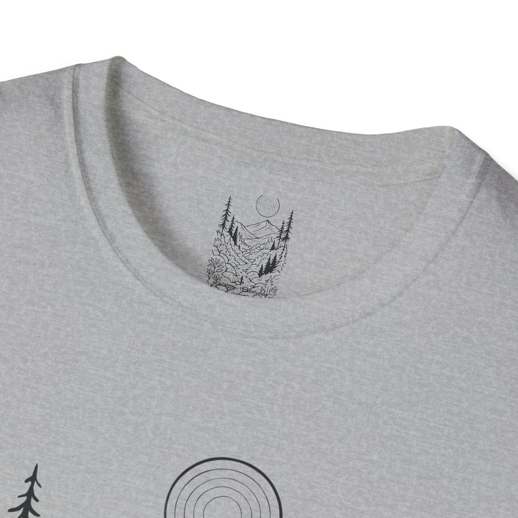 Moonlit Mountain Landscape T-Shirt