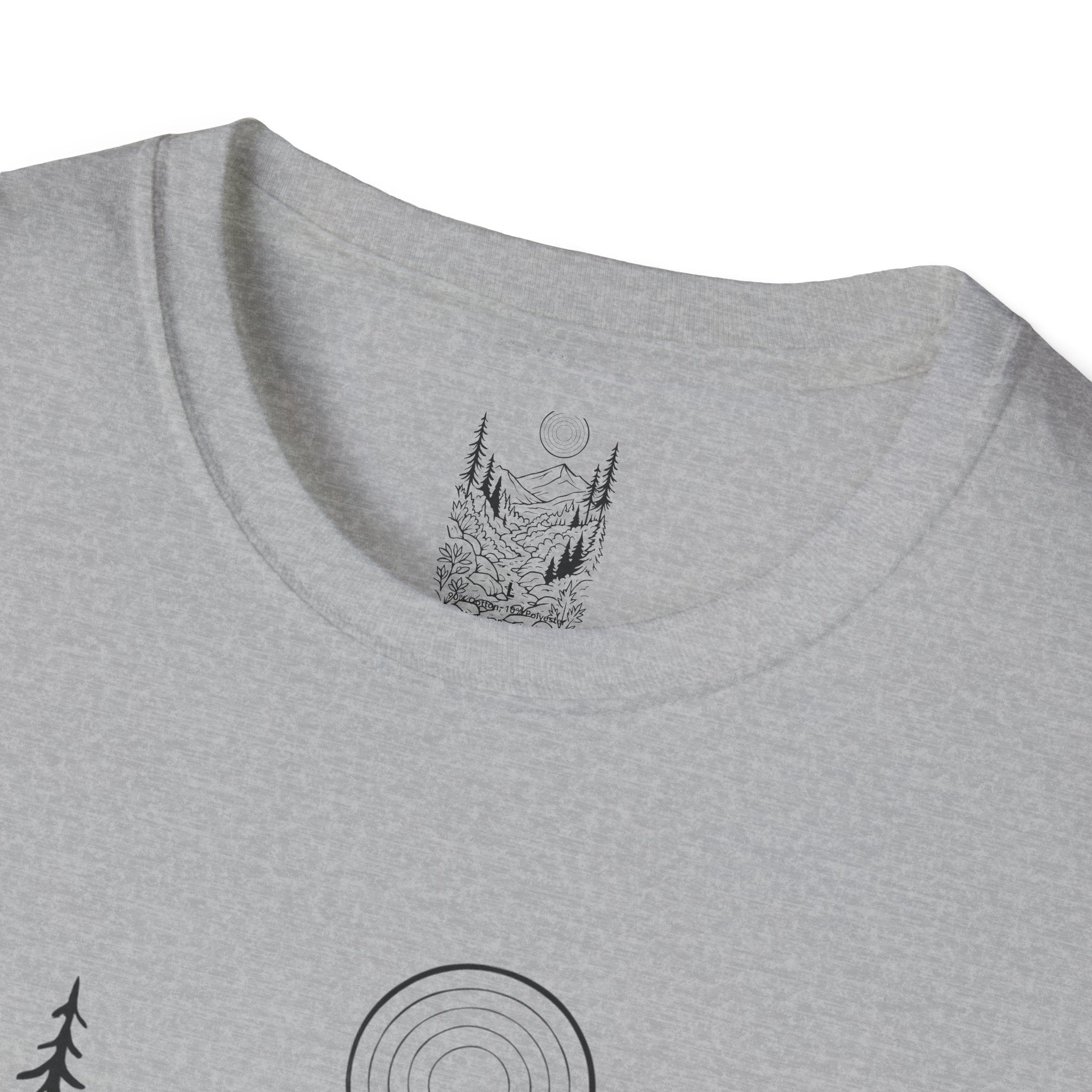 Moonlit Mountain Landscape T-Shirt