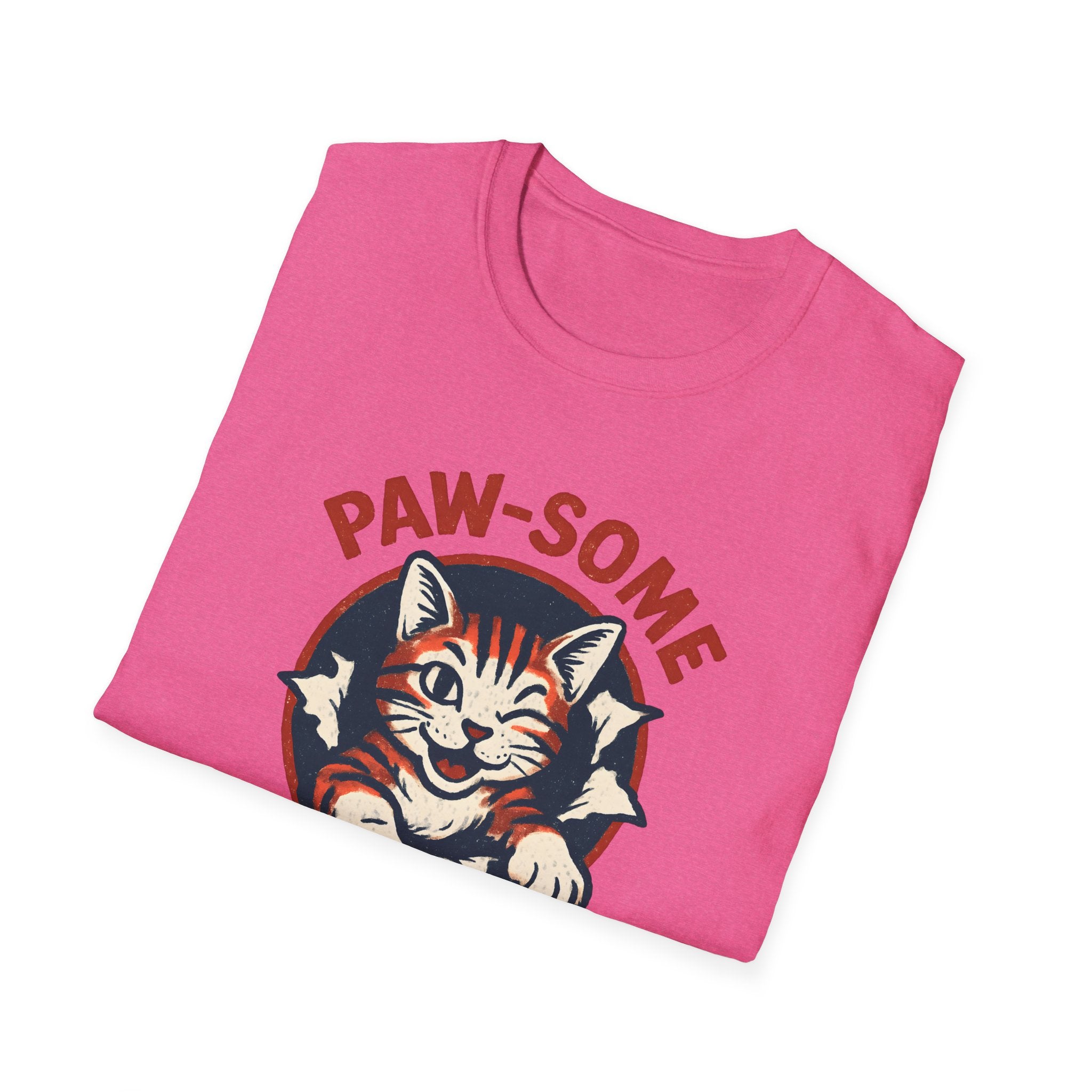 Pawsome Cat Logo T-Shirt