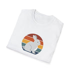 Rainbow striped rabbit T-Shirt