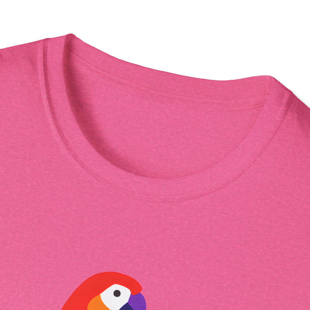 Colorful Parrot Illustration T-Shirt