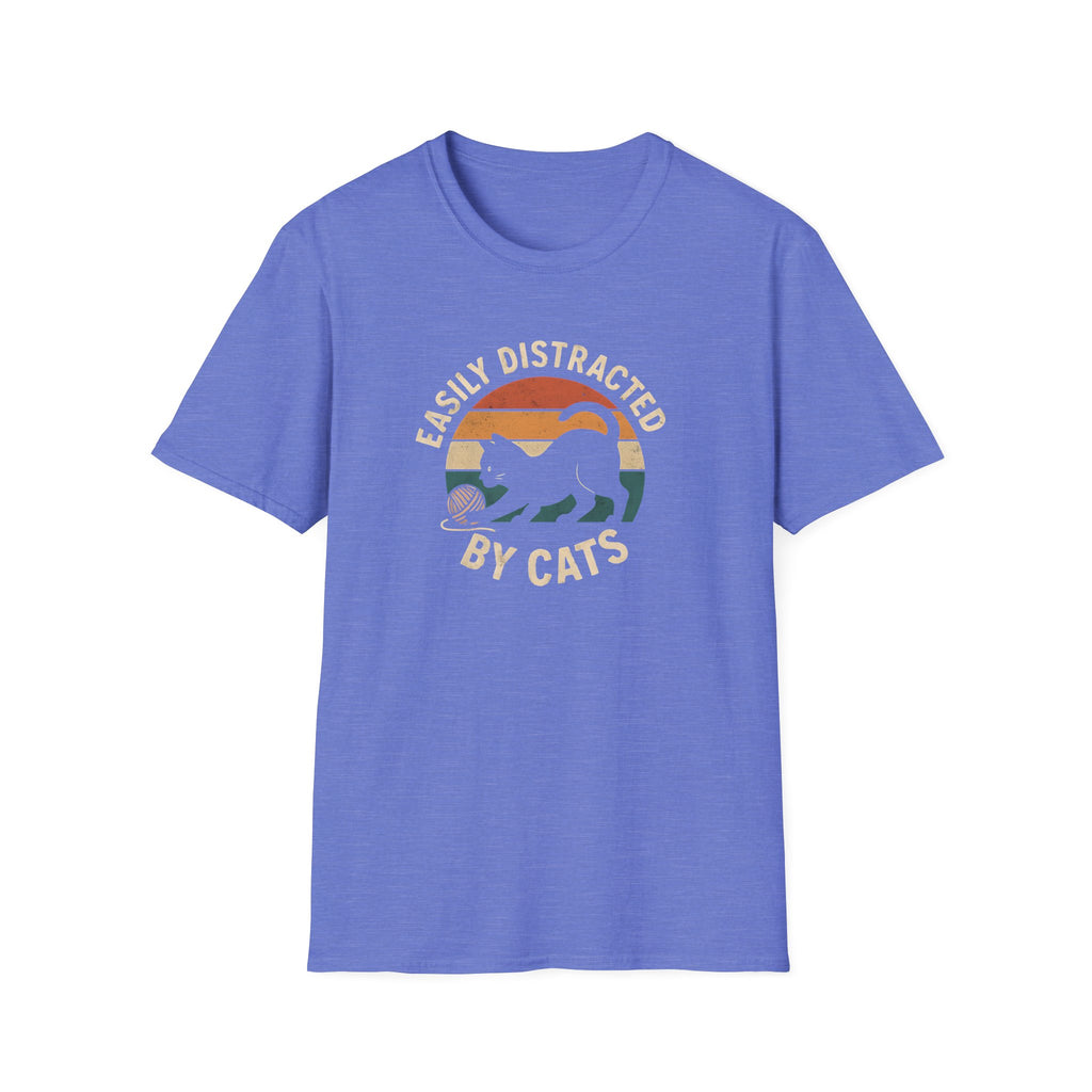 Easily Distracted by Cats T-Shirt