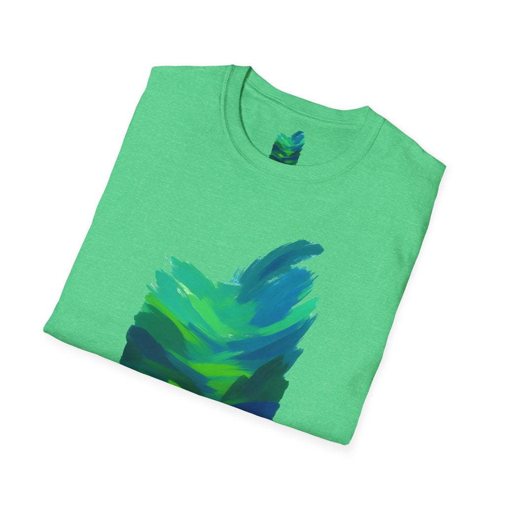 Abstract Green Landscape T-Shirt