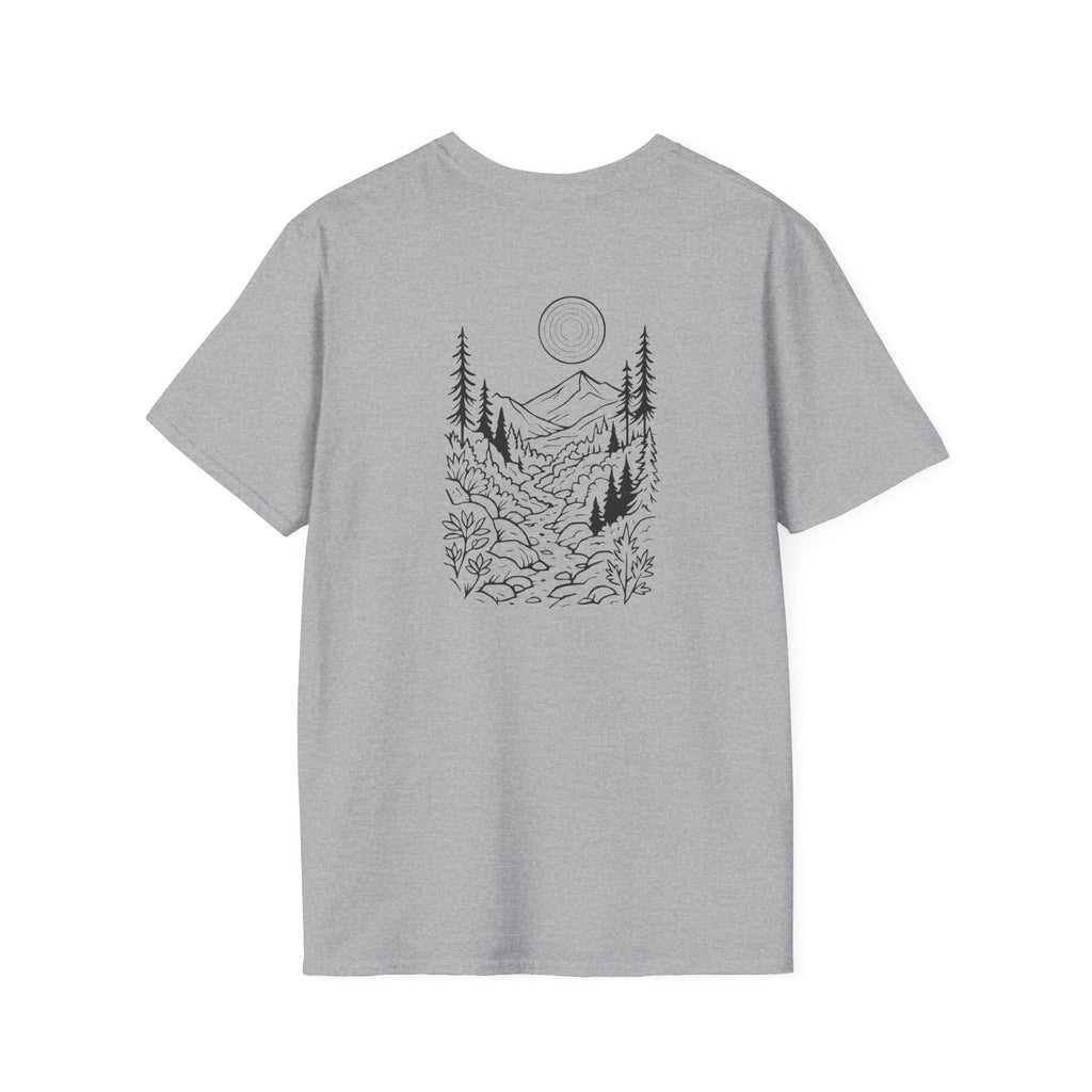 Moonlit Mountain Landscape T-Shirt