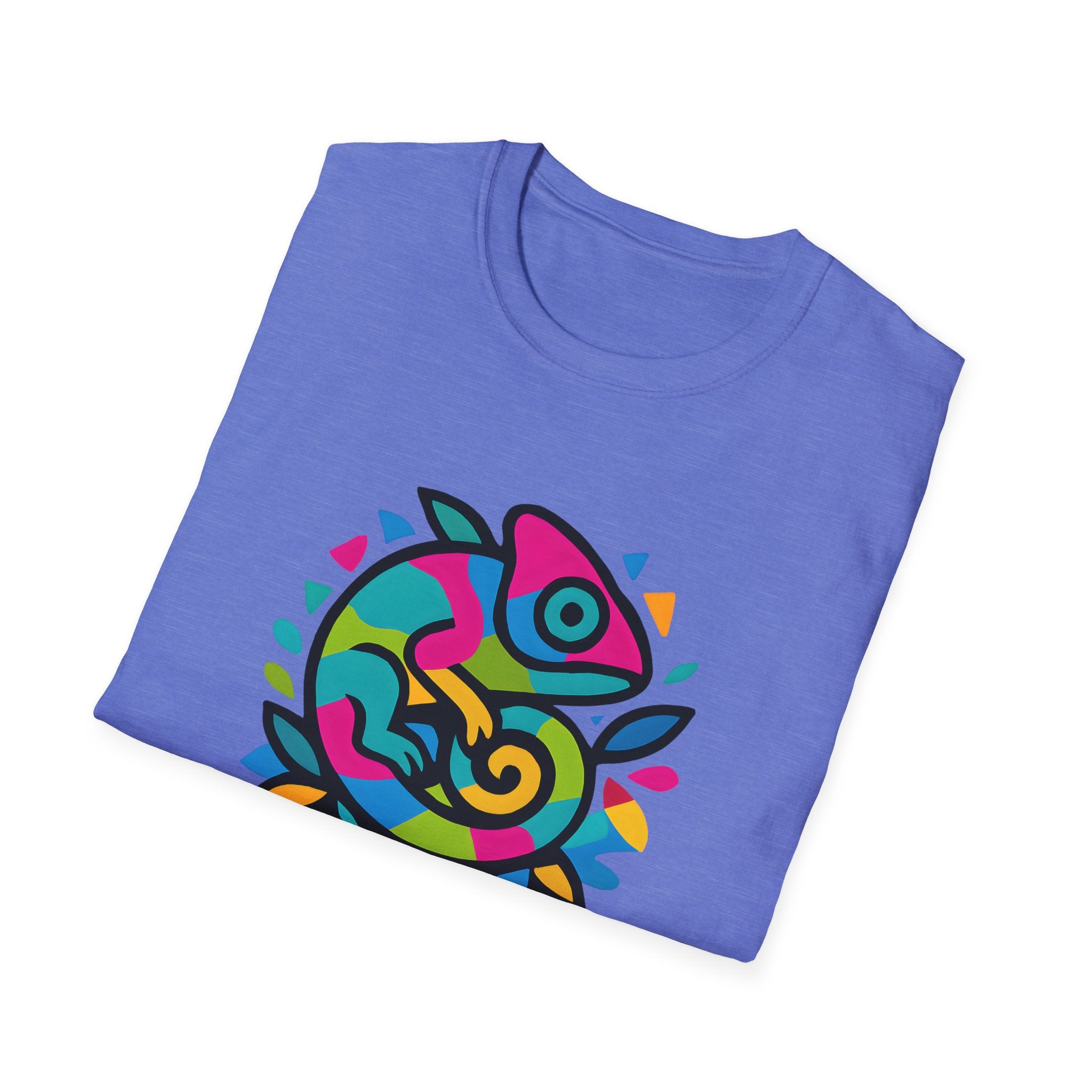 Colorful Chameleon Logo T-Shirt