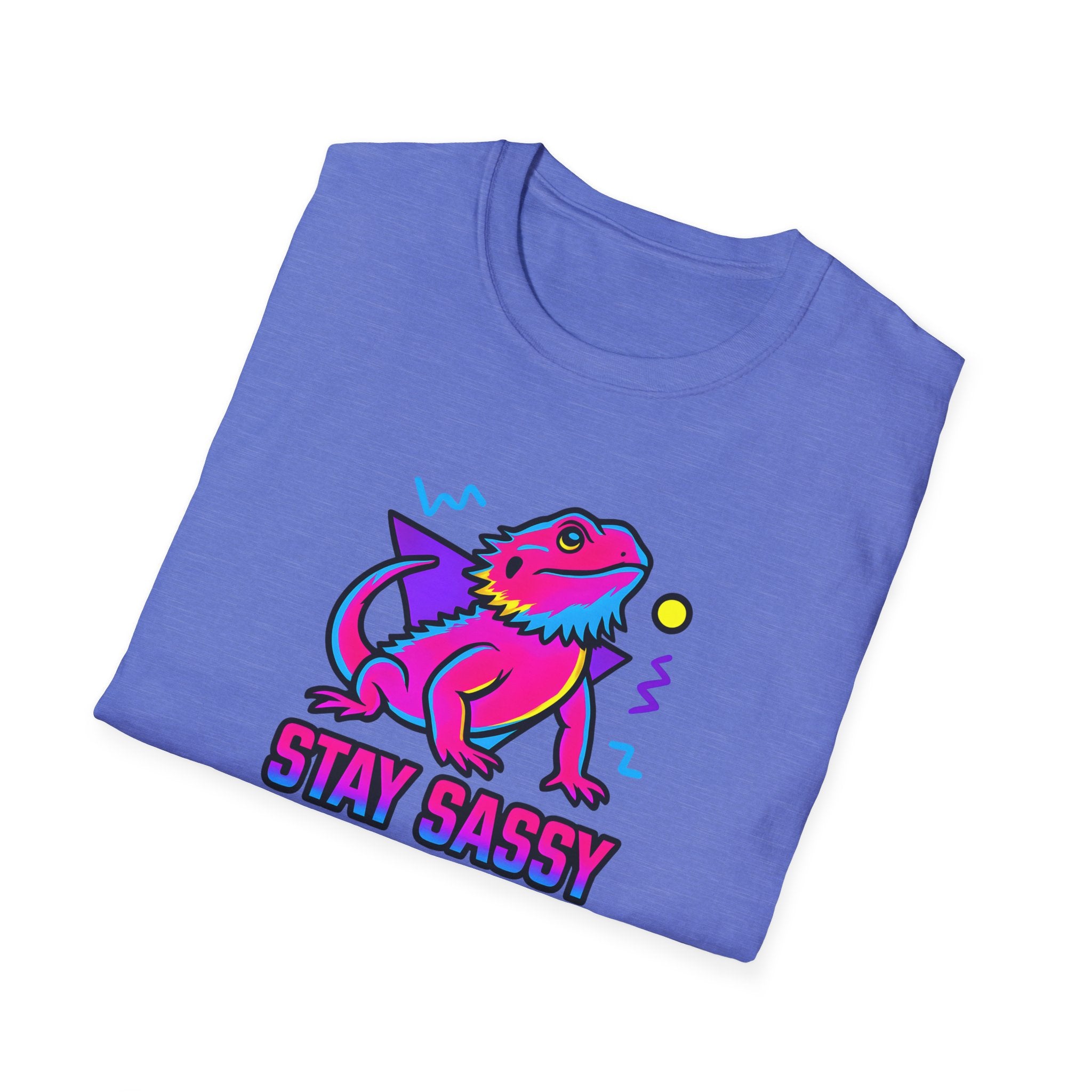 Neon Lizard Illustration T-Shirt